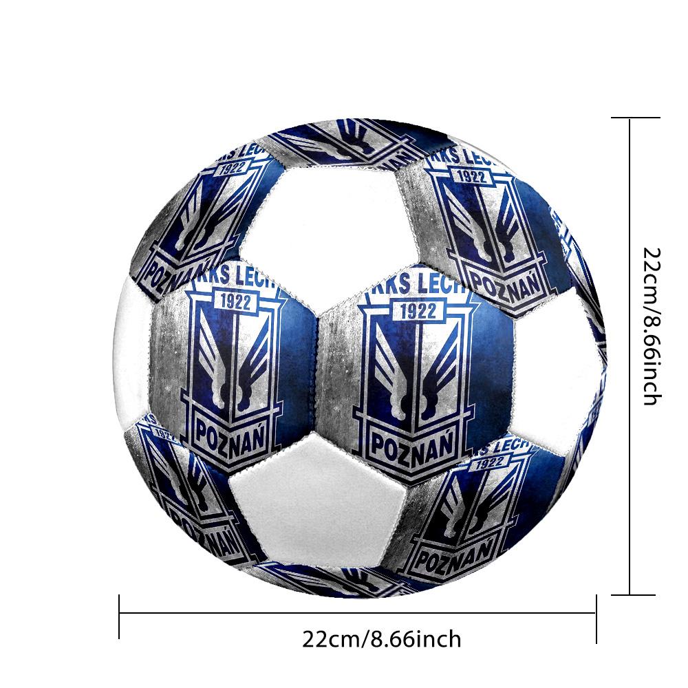 1PC KKS Lech poster size 5 soccer ball PrahaIndoor Soccer Ball Colorful All Ages Machine Stitched PVC Competition Ready Durable High-Bounce