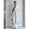 Three-bar Side Casual Trousers for Women In Spring and Autumn New Style Student Korean Sports Straight Pants White Gray Black