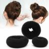 3Colors Fashion Elegant Hair Bun Donut Foam Sponge Easy Big Ring Hair Styling Tools Hairstyle Hair Accessories For Girls Women