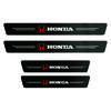5Pcs Carbon Fiber Car Door Sill Sticker Auto Threshold For Honda Civci FIT CRV Accord Jazz HRV Dio Stepwgn Prelude Insight
