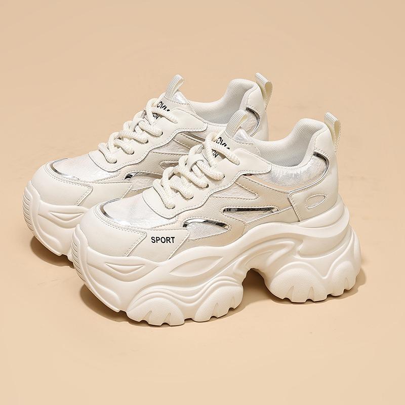 Chaussures femmes automne et hiver petites chaussures décontractées mode plateforme couleur unie chaussures de sport enfants polyvalentes