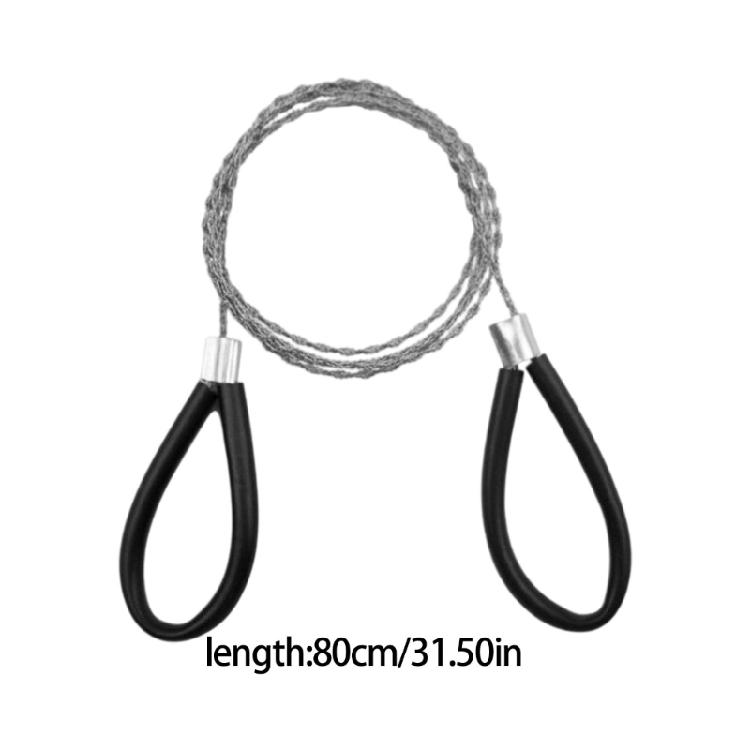 2Pcs Steel Wire Handsaw For Cutting Wood Plastic Metal Ergonomic Grip Lightweight Gardening Construction Use
