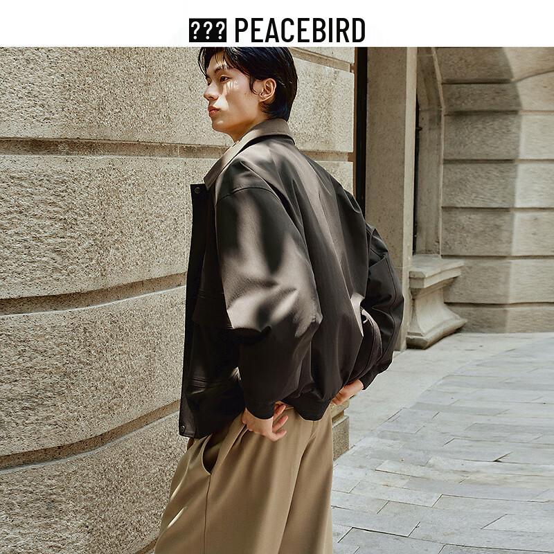 Peacebird Men's Retro Barn Style Loose Jacket