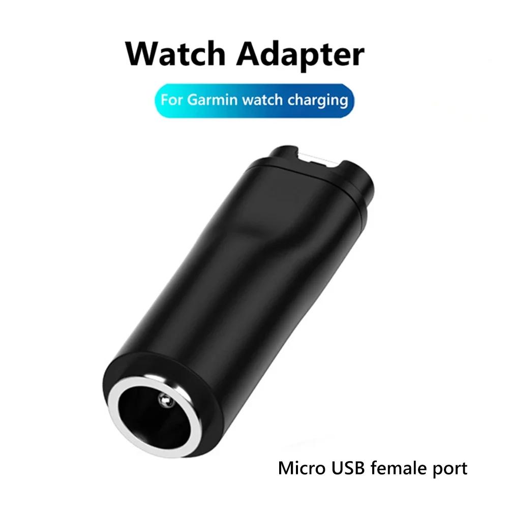 Type C/Micro/ios USB Charger Adapter For Garmin Fenix 7/6/5 Instinct 2S Venu 2 Plus EPIX Forerunner 745 Watch Charging Converter