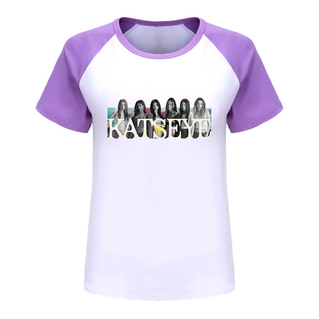 5350 Vardaglig Barn Flickor T-shirt KATSEYE Tryck Topp