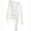 Trendy Women's Tie-up Loose Long Sleeve Sun Protection Shirt