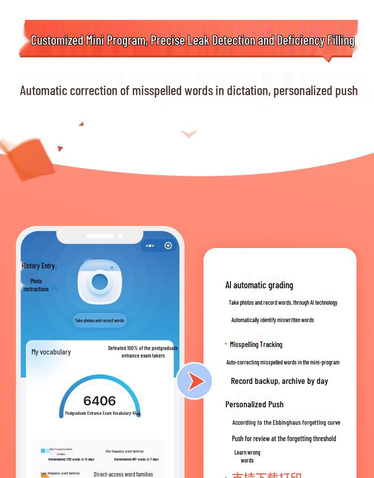 Xinghuo 2027 Postgrad English Exam Vocabulary Prep Book: Randomized Version