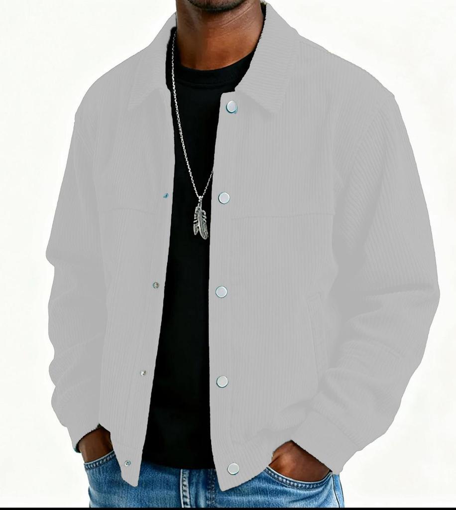 2025 Men's Woolen Lightweight Luxury Business Trendy Loose Jacket Coat for Spring/Autumn