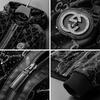 2024 Vinter Europeisk High-End Herr Suede Tryckt Huva Bomullsjacka - Casual Varm Rock
