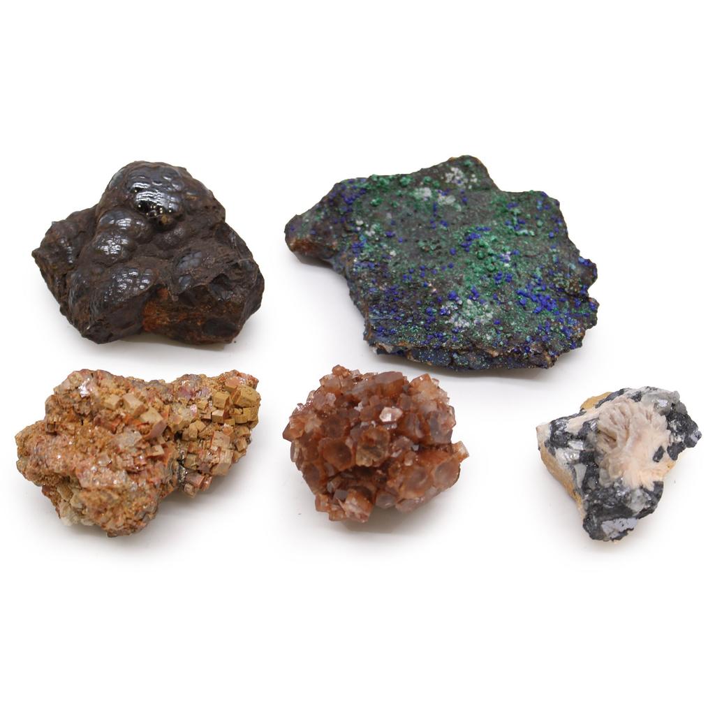 Crystal Mineral Specimens Set 5 Pack Mix 3