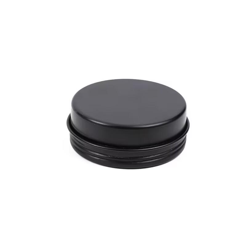 50 Pcs Black Color 25ml Aluminum Jar 25g Aluminum Tin Container 25ml Cosmetic Jar 25g Cream Jar