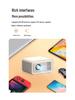2025 Clear Home Theater Projector with Mobile WiFi & 5G Screen Mirroring