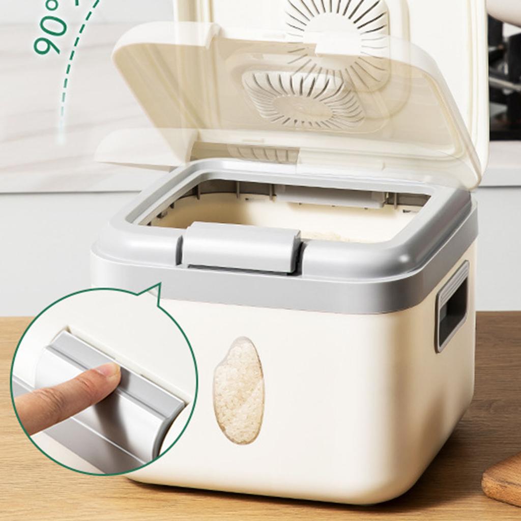 Kitchen Rice Storage Box Large Capacity Perfect Sealing Keep Refresh Grain Storage Container