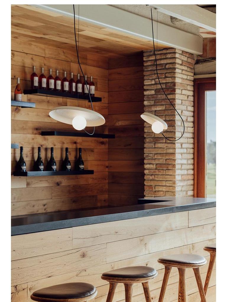 Nordic Minimalist Wabi-Sabi Adjustable Bedside Pendant Lamp