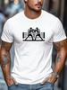 Boxing Match Fighters Silhouette Sport Graphic Unisexs Cotton Crew Neck Tee Short Sleeve Loose Casual Daily Street Male Wear Top