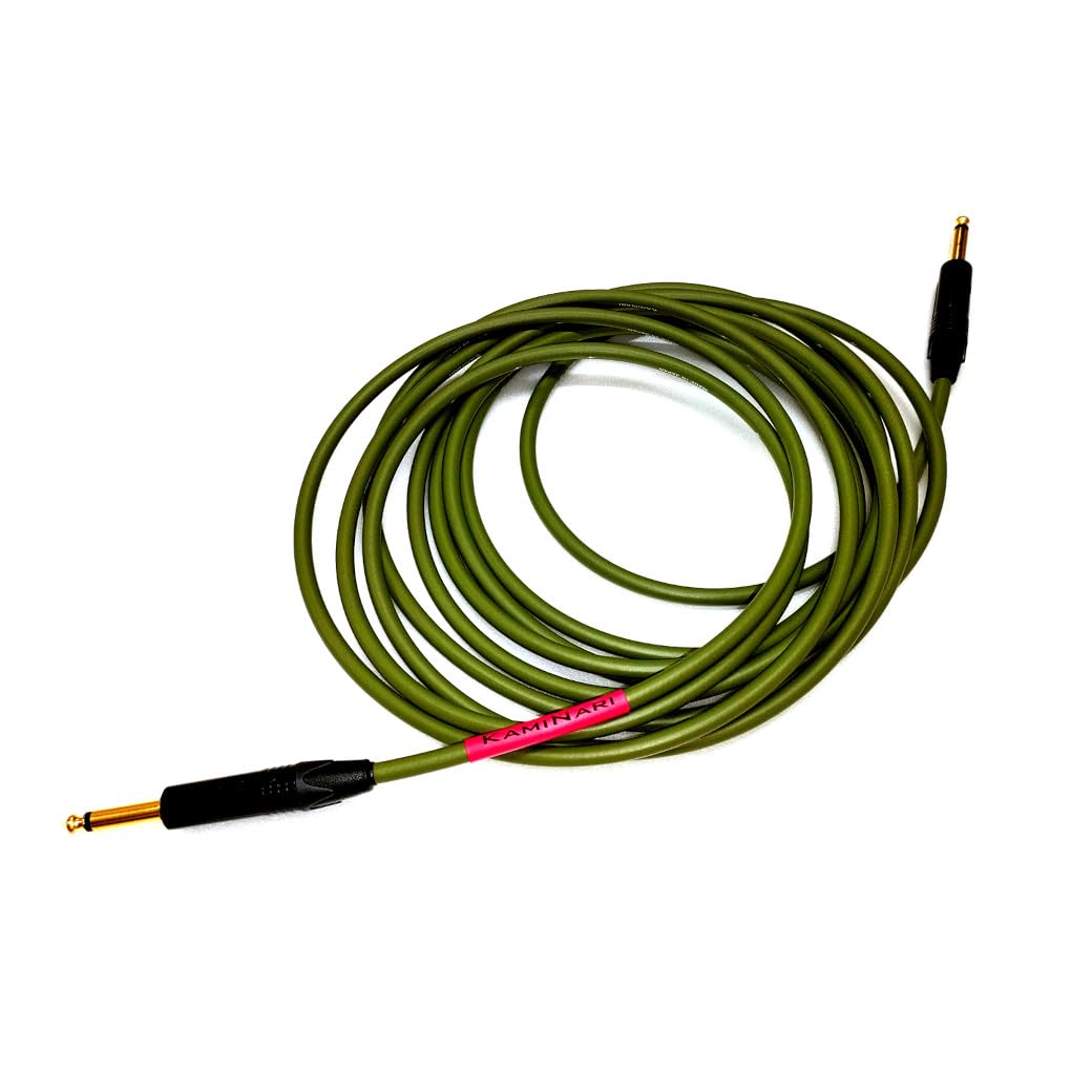 

KAMINARI GUITARS Guitar Shield Electric Bass Cable2 5m Nightingale [Moss Green] K-BC2-5SS