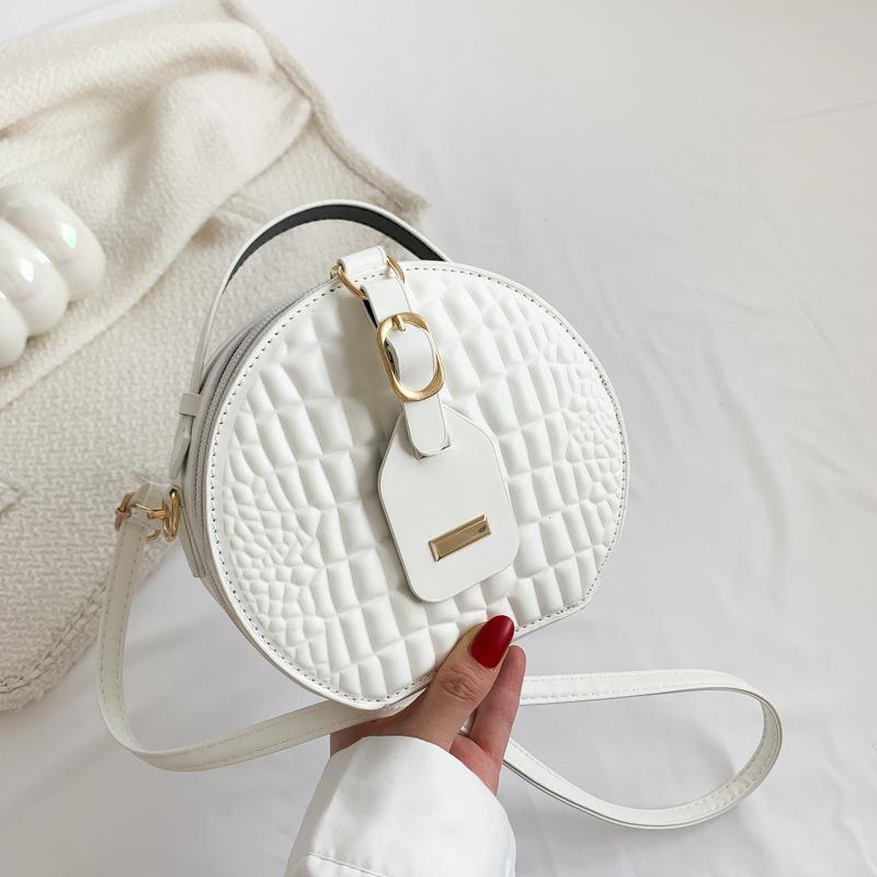 Popular Small Round Bag Women's Summer New Bag Women's Niche Trend Shoulder Bag Casual Portable Messenger Bag