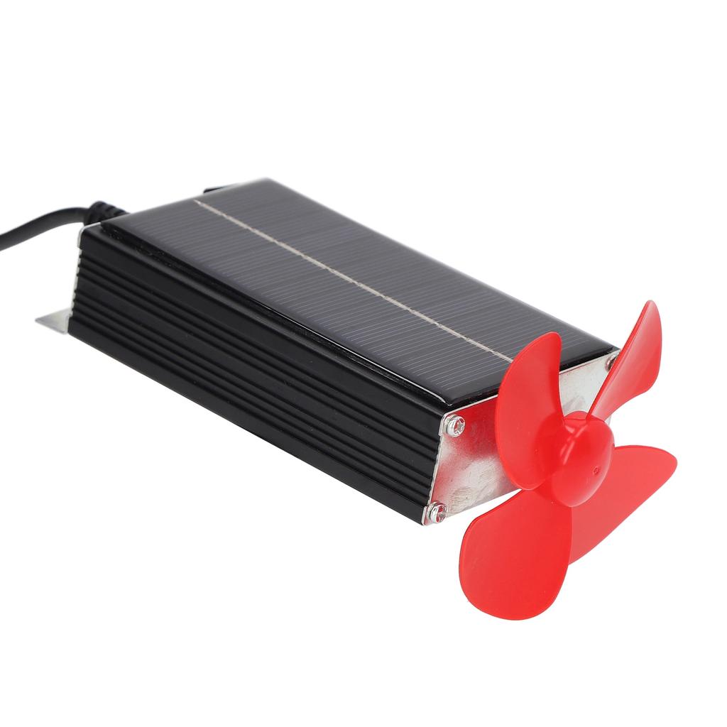 Electric Vehicle Range Booster Battery Car Solar Wind Power Extender Generator with Fans 12‑125V