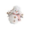 Christmas Snowman Decorations Party Supplie Lovely Plush Snowman Ornaments For Home Party Indoor Garden Outdoor Use