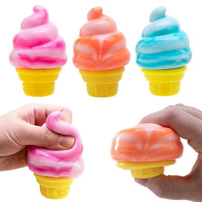 Ice Cream Squeeze Squishy Toy Anti-Anxiety Stretchy Slow Rising Creative Sensory