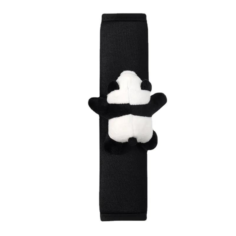 Panda Shoulder Protection for Car Seat Belts Anti Pinch Neck Protection for Children Soft Cartoon Cute Interior Decoration