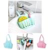 Versatile Kitchen Sink Soap Sponge Holder With Adjustable Strap For Easy Organizing
