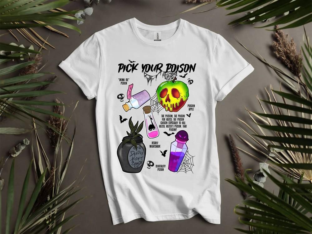 Pick Your Poison Halloween T-shirt T Shirt Men Women Unisex Tshirt I29