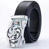 Elegant High-End Automatic Buckle Leather Belt – Versatile European & American Style for Men