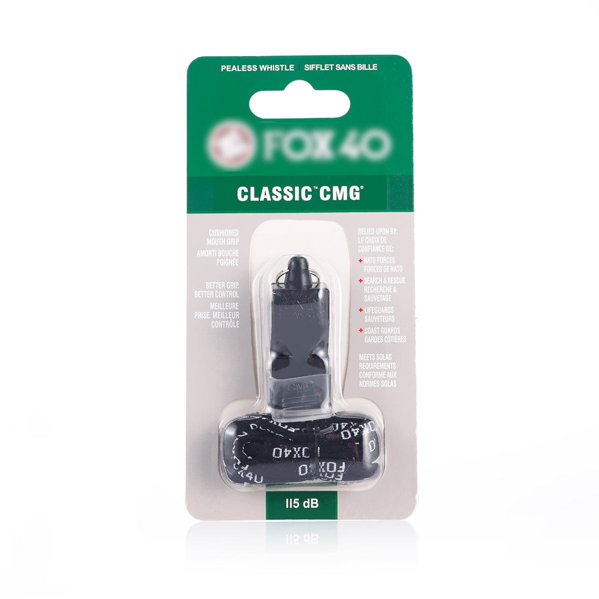 

FOX40 Green Card Sports & Rescue Outdoor Whistle, Mixed Colors чорний