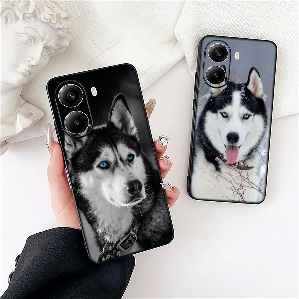 Pet German Shepherd Husky Dog Phone Cover for Samsung Galaxy A06 A05 A14 A50 A51 A52 A12 A13 A23 A70 A07 A25 A26 A72 A56 Case