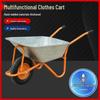 Single-Wheel Garden and Construction Wheelbarrow