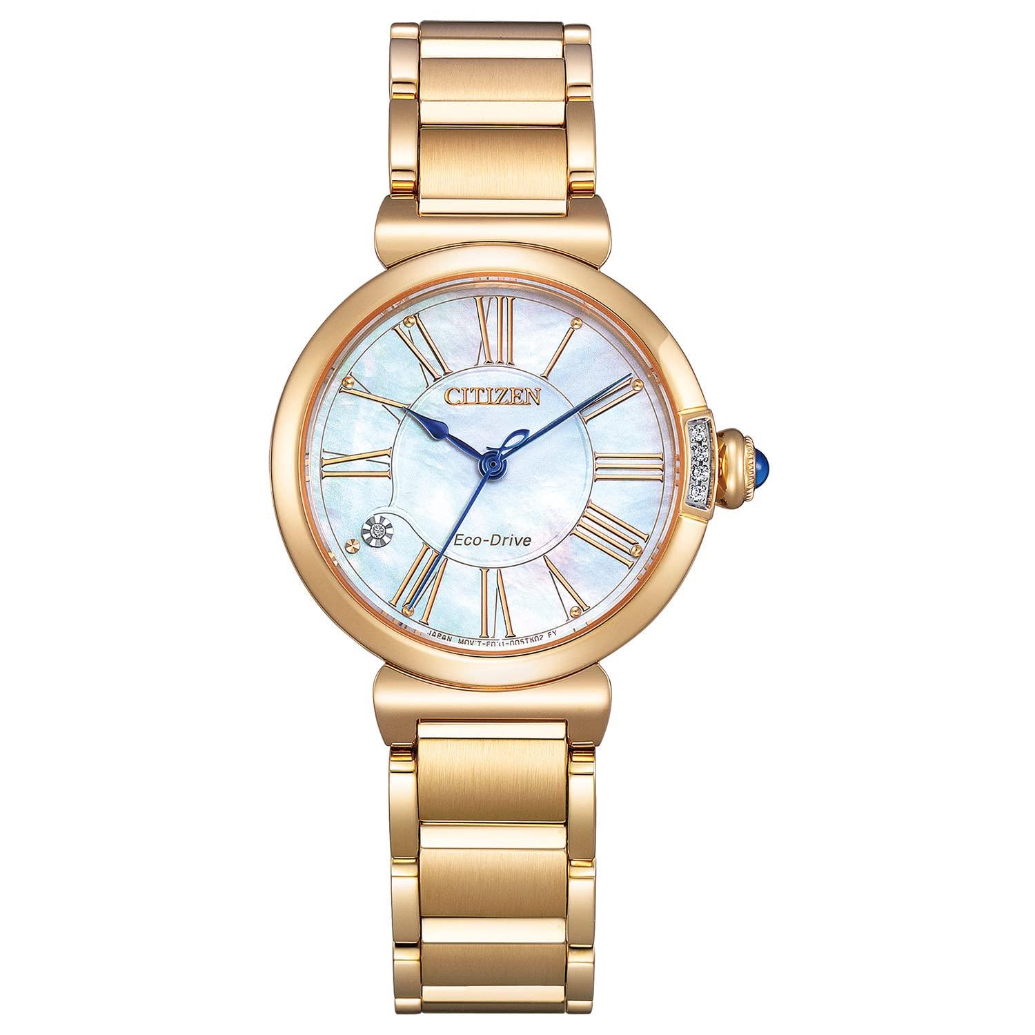 

[Citizen] Watch Lily of the Valley Diamond Waterproof Eco Drive EM1063-89D Women s Gold