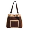Suede Bag Women's Large-capacity New Autumn and Winter Retro Shoulder Bag Premium Bucket Bag
