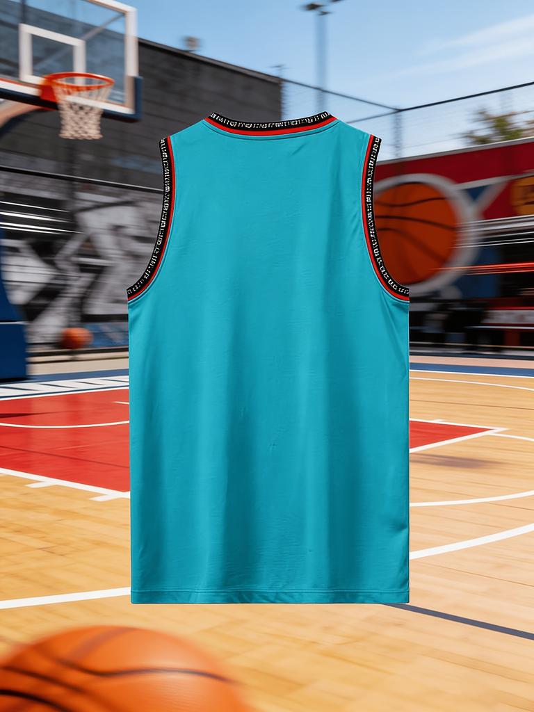 Retro Classic Latest Style Casual Basketball Sports Knitted Top American Basketball Vest