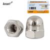 Ancairui 304 Stainless Steel M5 Hemispherical Cap Nuts, 50-Pack