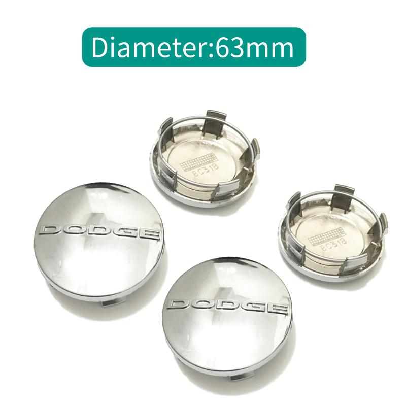 54/60/63mm 4PCS Car Wheel Hub Caps Center Cover for Dodge AVENGER CALIBER CARAVAN Challenger CHARGER DART DURANGO JOURNEY RAM PP2