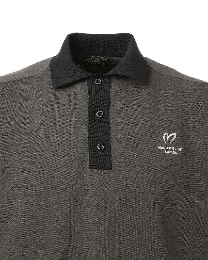 Master Bunny Short Sleeve Polo Shirt Golf x Charcoal Size 4 Men's (Wholegarment) / / 758-5160203 010_Black [M]