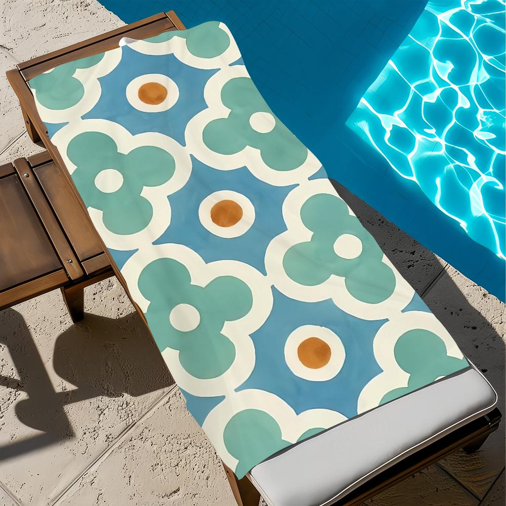 Flower cartoon Towel Beach Quick Dry Soft Pool Towels Gift for Travel Gym Shower Camping sports