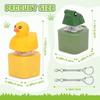 Squeeze Clicking Pressure Relief Toy Croaking Frog Button Press Click Keyring  Kids Gift
