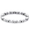 Zircon Inlay Stainless Steel 18K Gold Plated Anti-Tarnish Luxury Statement Jewelry for Women Men Bracelet Watch Band Style Chain