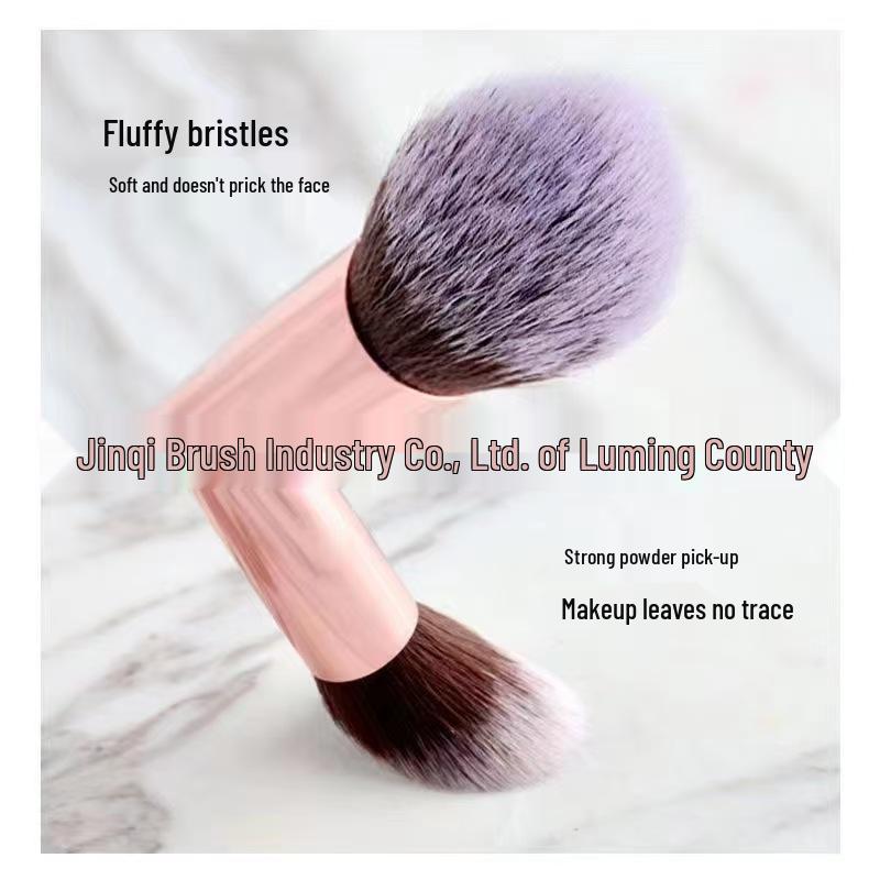 Beginner's Essential 10-Piece Marble Makeup Brush Set – Includes Powder, Foundation, and Eyeshadow Brushes.