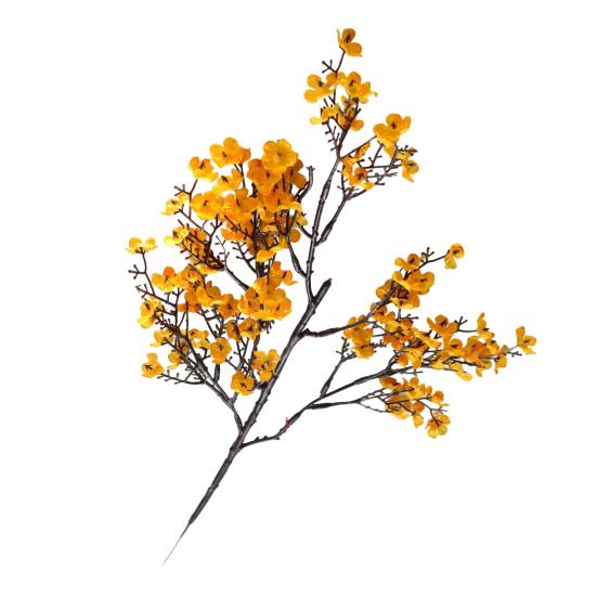 Konstgjorda Plomblomsgrenar 19,6" Falska Långstammade Vinterblomma för Bröllop Hemmakontor Sovrum Fest Bordscentrum