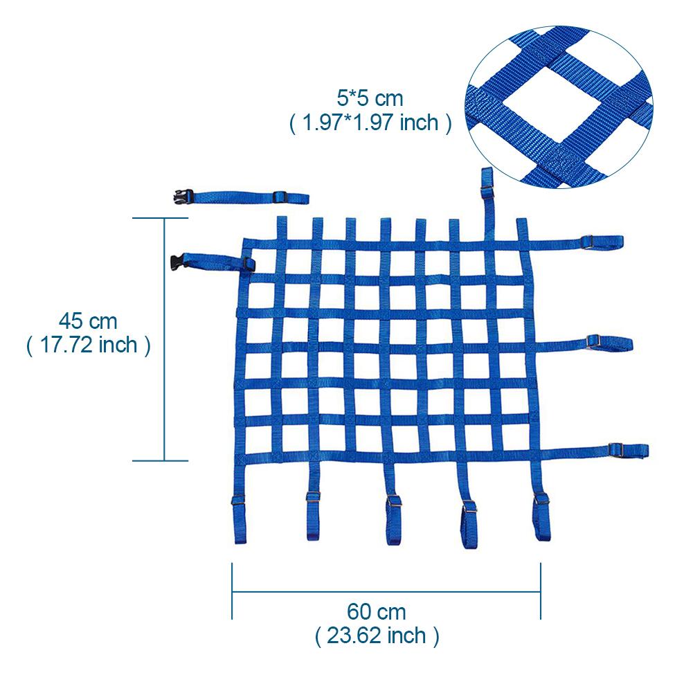 Racing Car Window Net Universal Auto Window Net Rectangle Safety Net Equipment Nylon Webbing For Race Sports