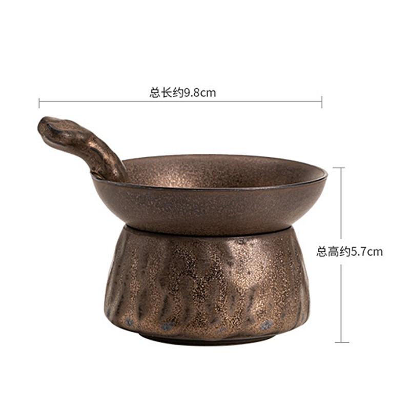 

Japanese Retro Tea Filter Non-woven Filter Tea Set Ceramic Teacup Kitchen Accessories Porcelain Master Cup Tea Ceremony Supplies темные хаки