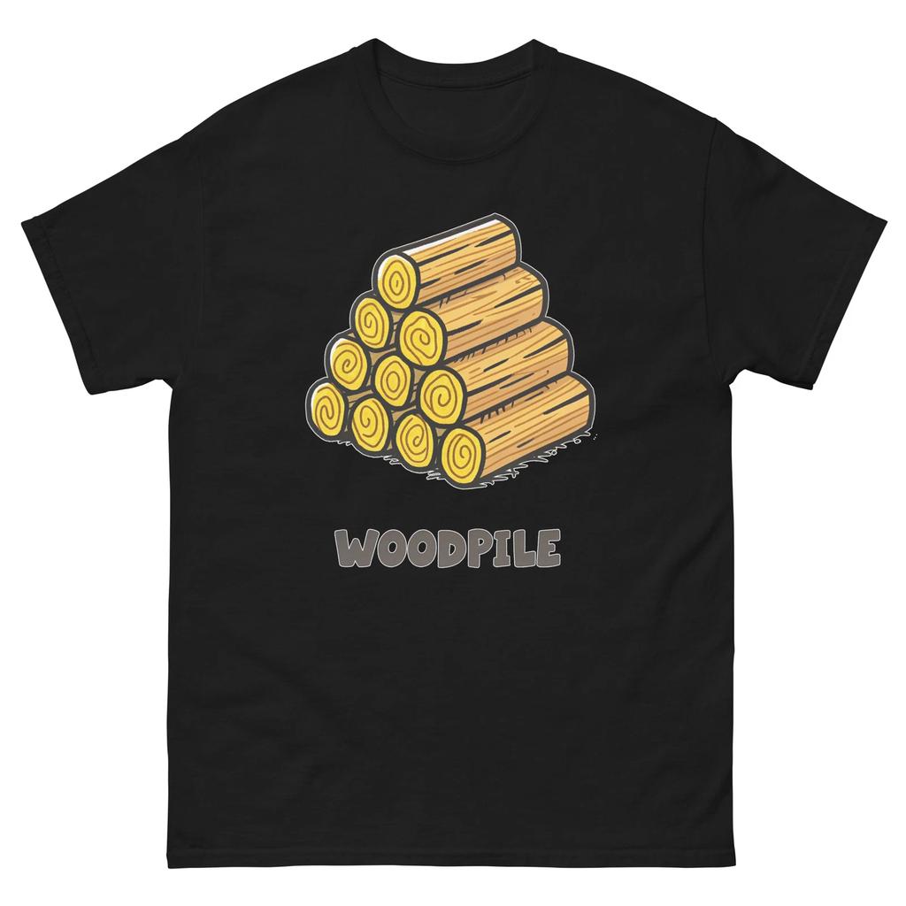Woodpile Farming Rural Life Agriculture T-Shirt