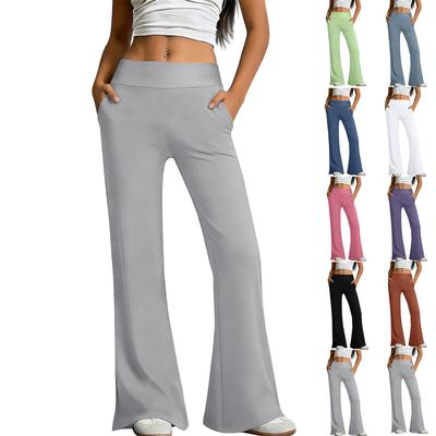 Women's Yoga Pants Casual Pants Slacks With Pockets High Waist