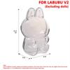 For Labubu 4.0 Pin For Love Transparent Protective Cover Monster Toy Elf Doll Cover Storage Box Display Cover For Party Dolls