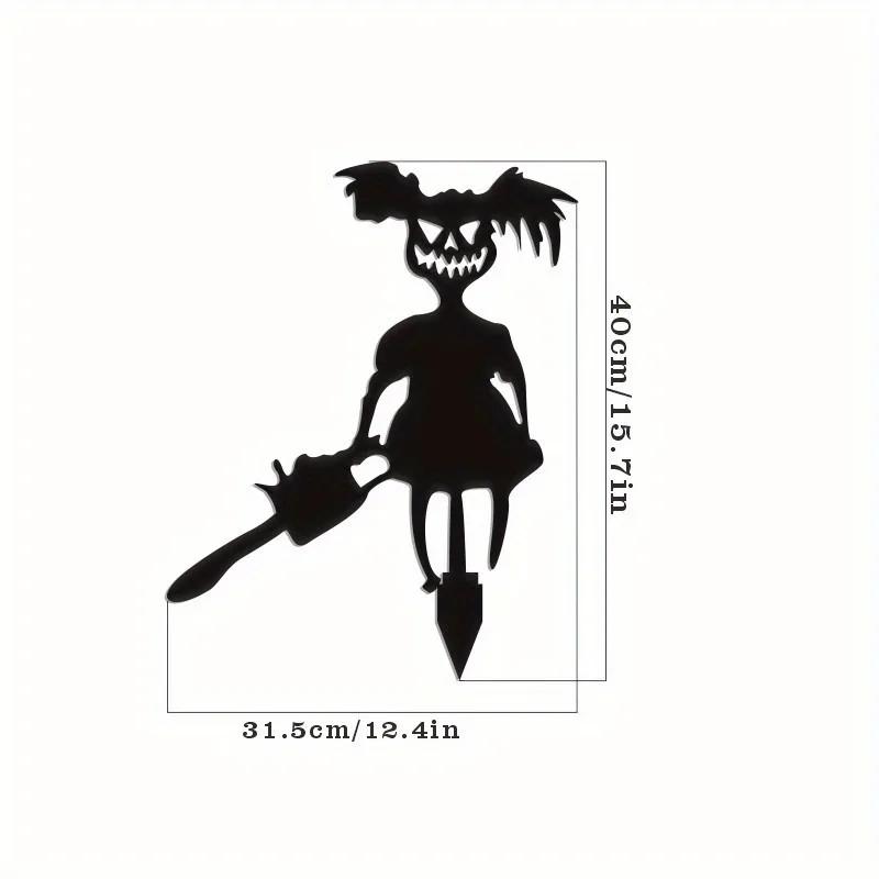 1 шт. Хэллоуин Металлический кол для украшения сада ведьмы — фото 10