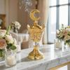 Freestanding Iron Scenting Agent Smoke Burner Decorative Ornate Perforated Oud Luxurious