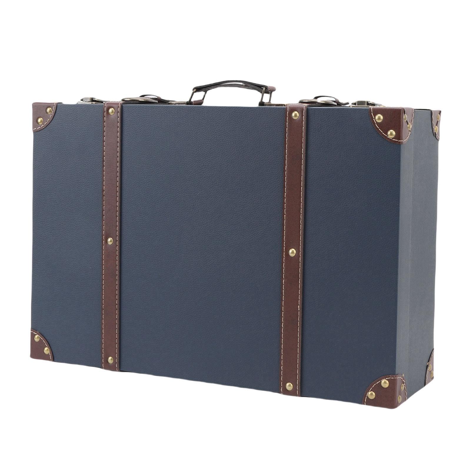Vintage Suitcase Box Travel Style Decorative